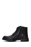 Men's Leather Zippered Boots | Derimod