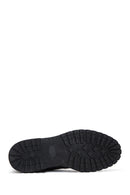 Men's Leather Zippered Boots | Derimod