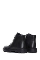 Men's Leather Zippered Boots | Derimod