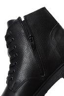 Men's Leather Zippered Boots | Derimod