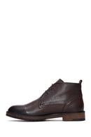 Men's Brown Leather Classic Boots | Derimod