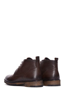 Men's Brown Leather Classic Boots | Derimod