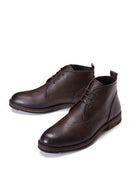 Men's Brown Leather Classic Boots | Derimod