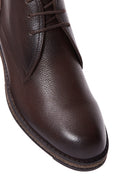 Men's Brown Leather Classic Boots | Derimod