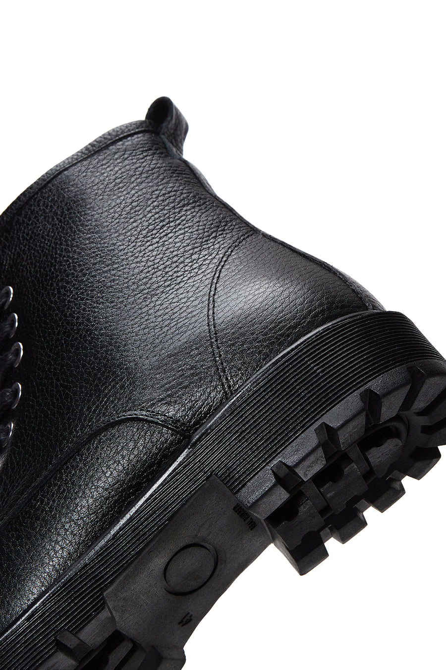 Men's Black Leather Zippered Boots