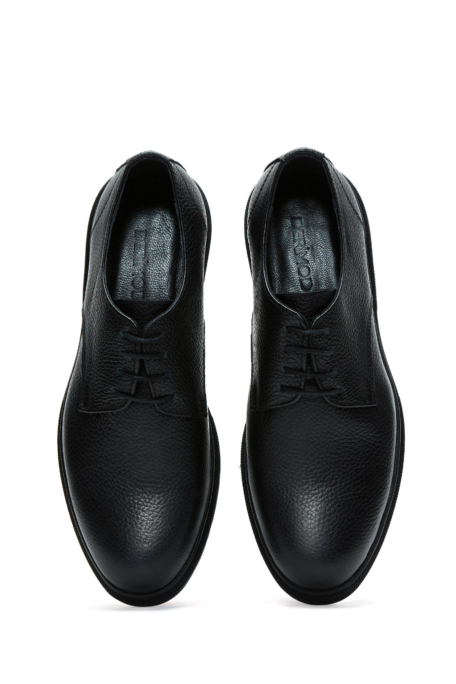 Men's Black Leather Casual Shoes