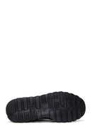 Men's Black Leather Sneaker | Derimod
