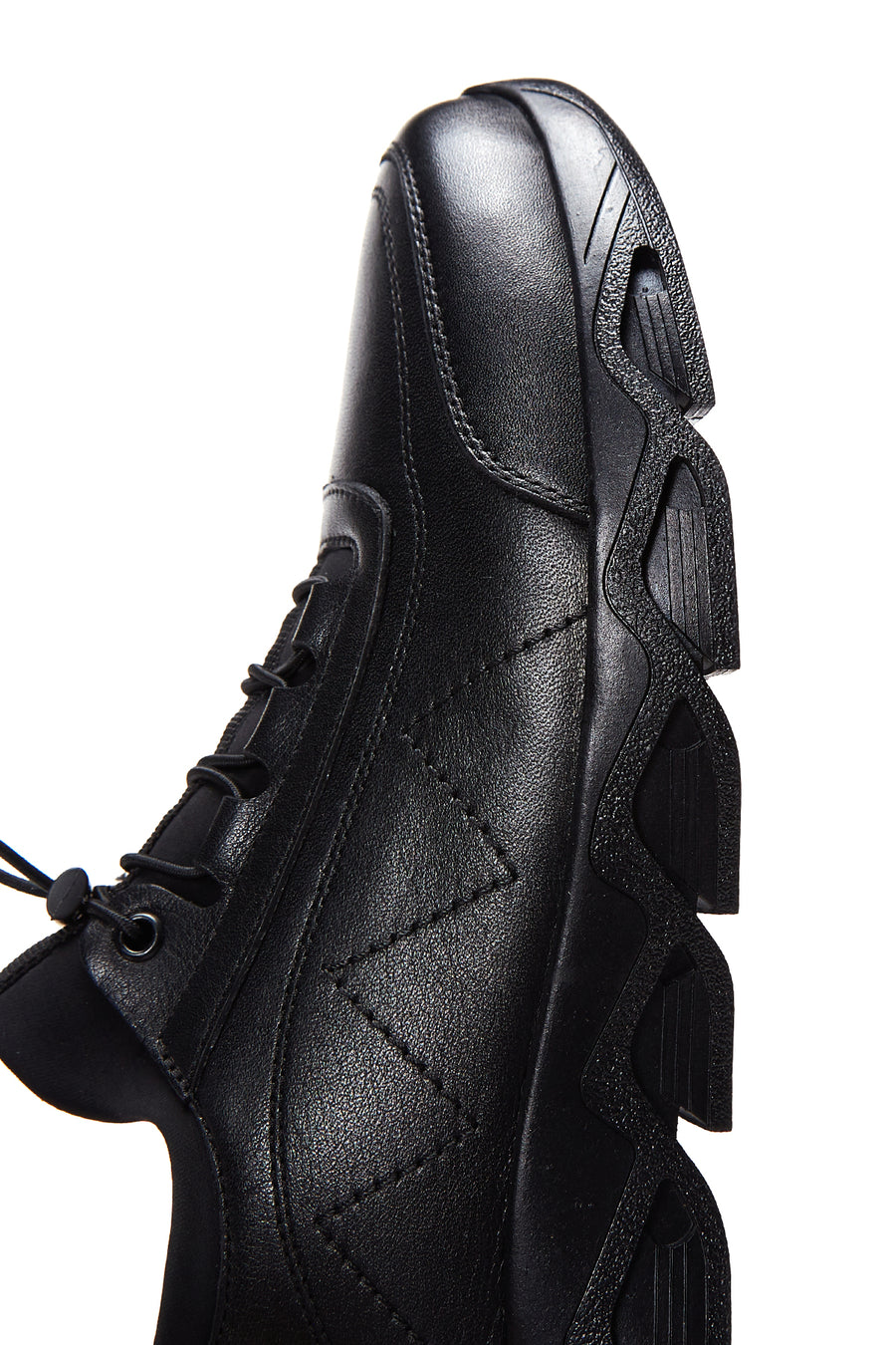 Men's Black Leather Casual Shoes