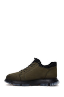 Men's Khaki Nubuck Leather Casual Shoes | Derimod