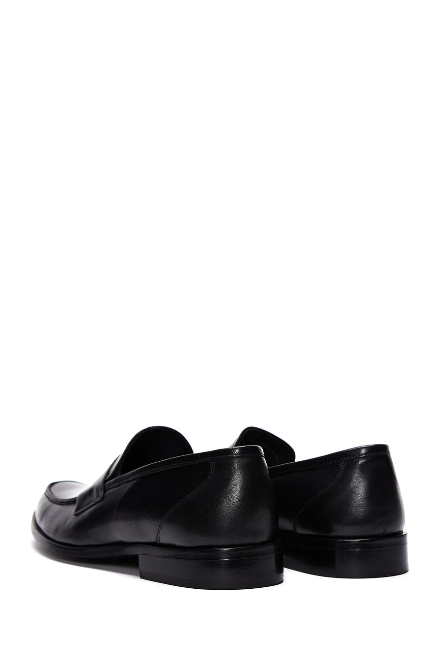 Erkek Siyah Deri Klasik Loafer