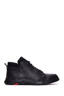 Men's Leather Casual Zipper Boots | Derimod