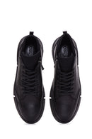 Men's Leather Casual Zipper Boots | Derimod