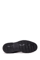 Men's Brown Leather Zippered Boots | Derimod