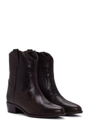 Women's Brown Leather Boots | Derimod