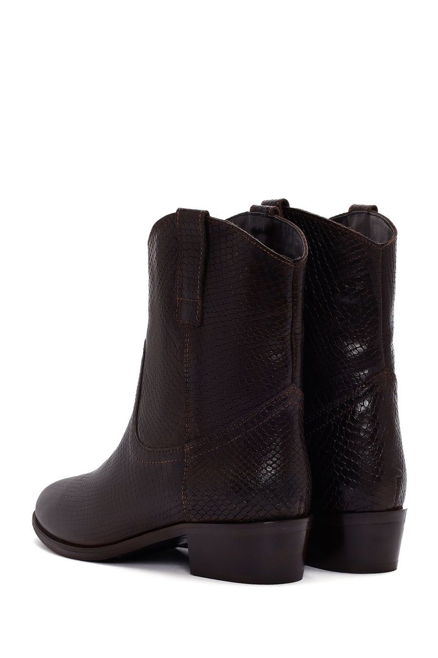 Women's Brown Leather Boots