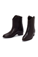 Women's Brown Leather Boots | Derimod