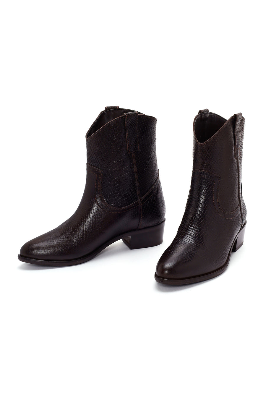 Women's Brown Leather Boots