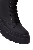 Women's Black Matte Boots | Derimod