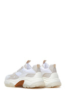 Women's Beige Thick Soled Sneaker | Derimod