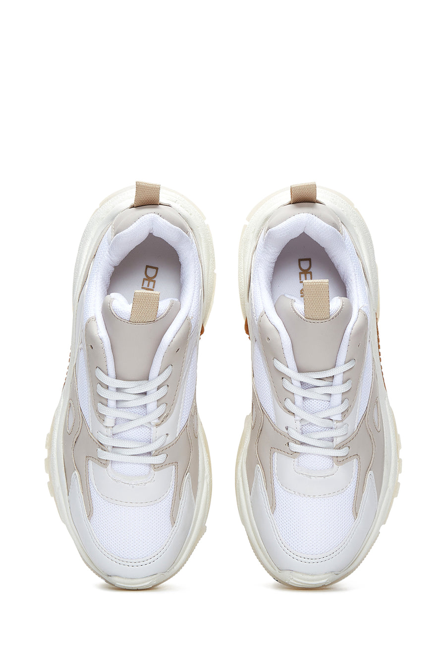 Women's Beige Thick Soled Sneaker