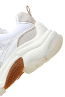 Women's Beige Thick Soled Sneaker | Derimod