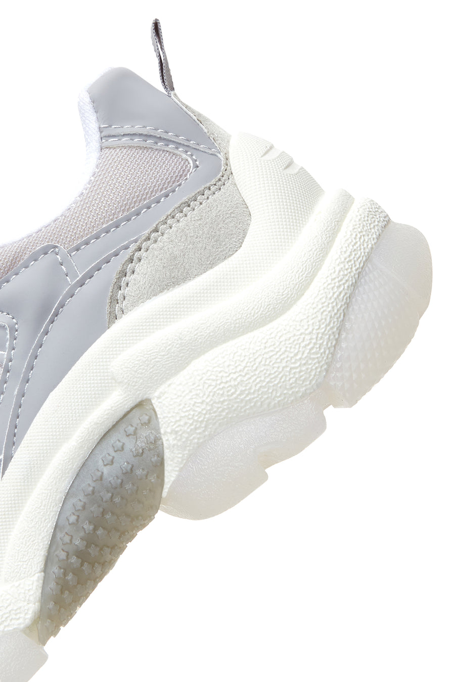 Women's Gray Thick Soled Sneaker