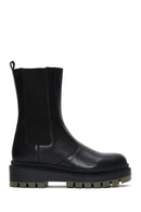 Women's Black Chelsea Thick Soled Boots | Derimod