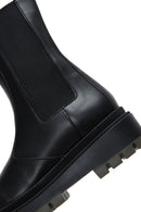 Women's Black Chelsea Thick Soled Boots | Derimod