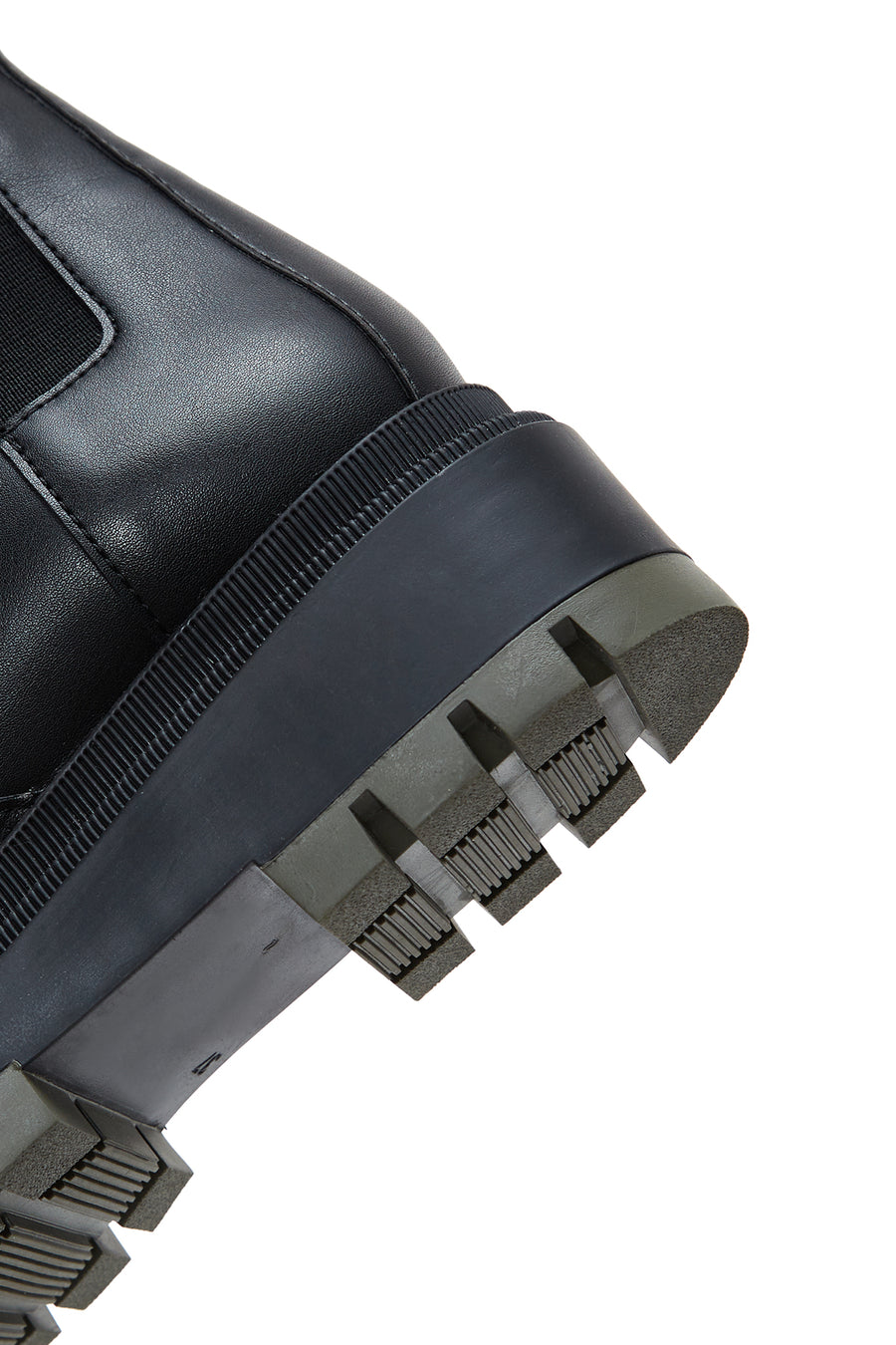 Women's Black Chelsea Thick Soled Boots