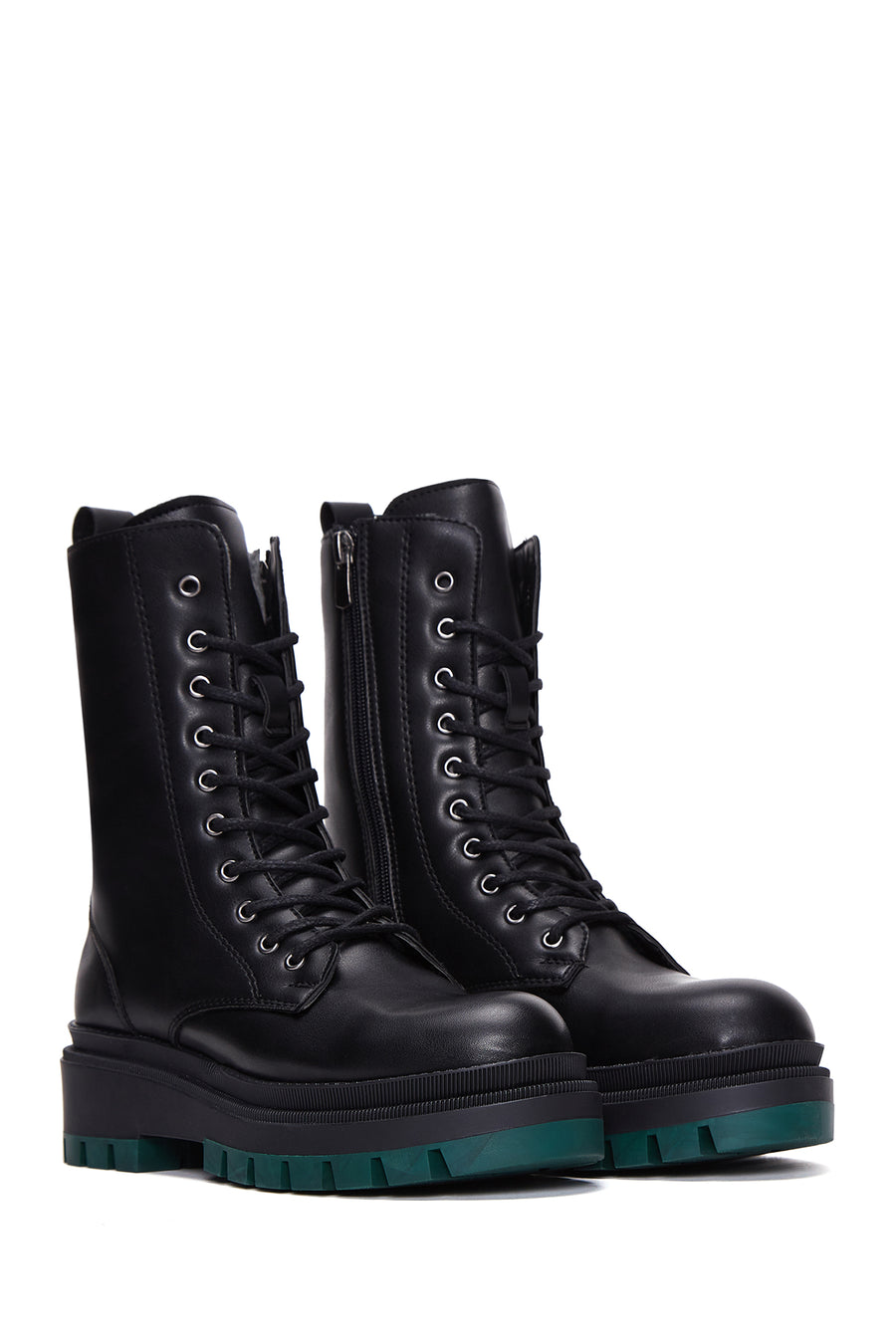 Women's Black Zippered Boots
