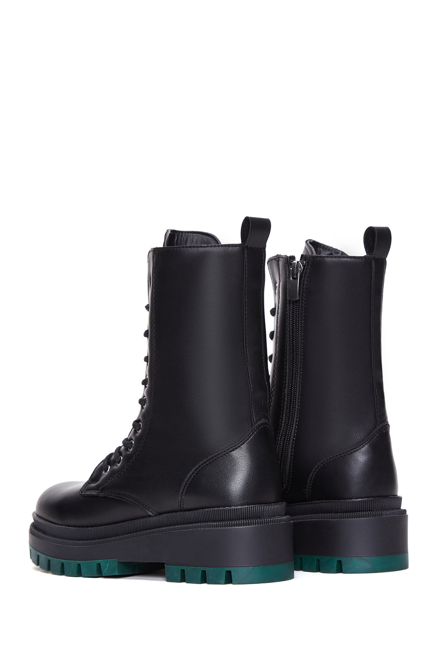 Women's Black Zippered Boots