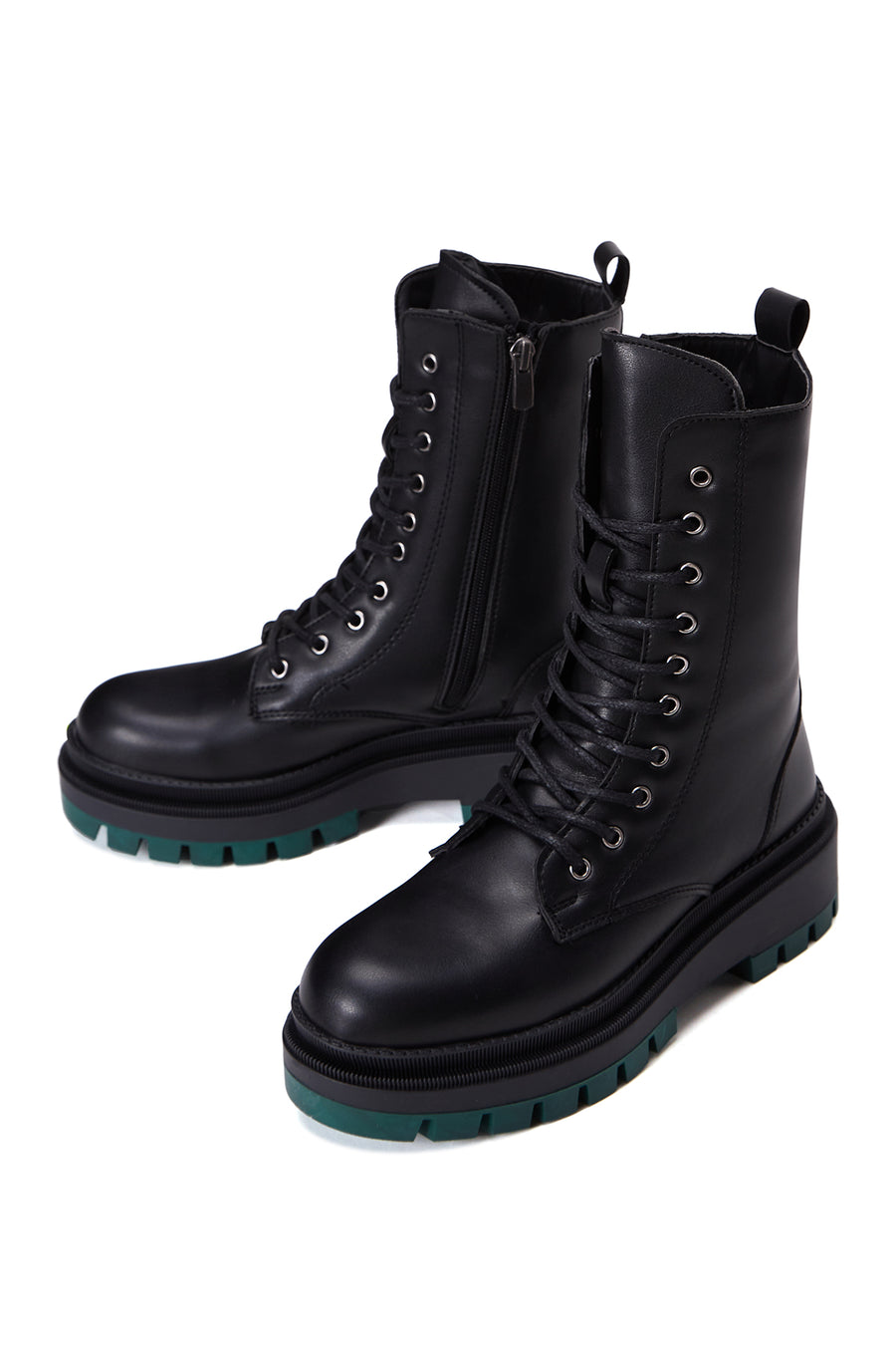 Women's Black Zippered Boots