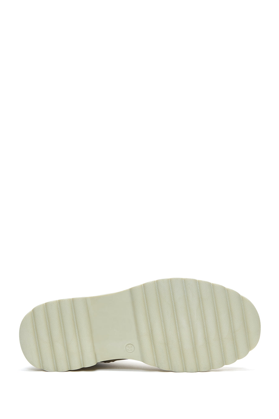 Women's Beige Zippered Boots