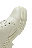 Women's Beige Zippered Boots | Derimod