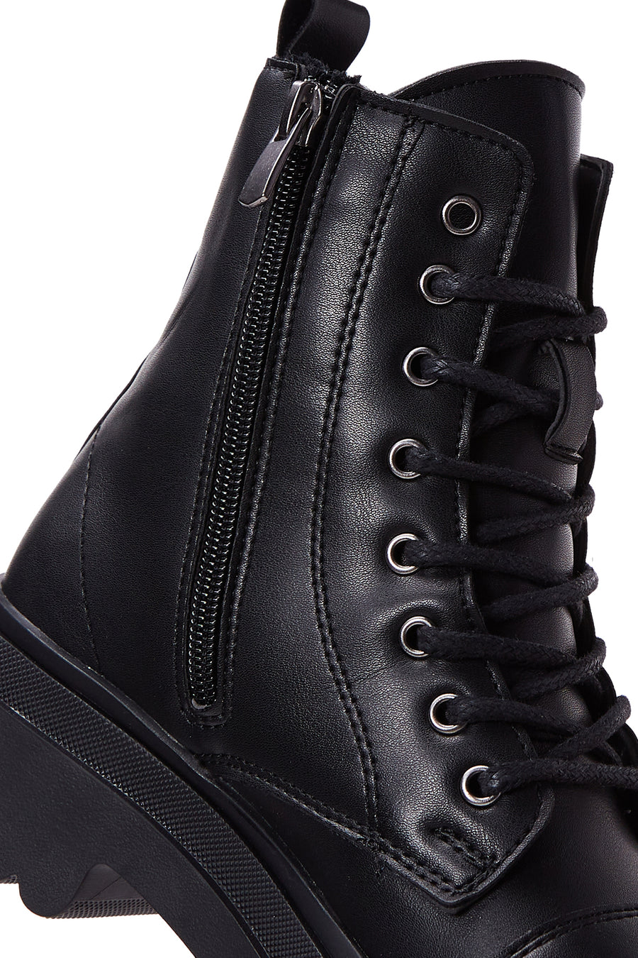 Women's Black Zippered Boots