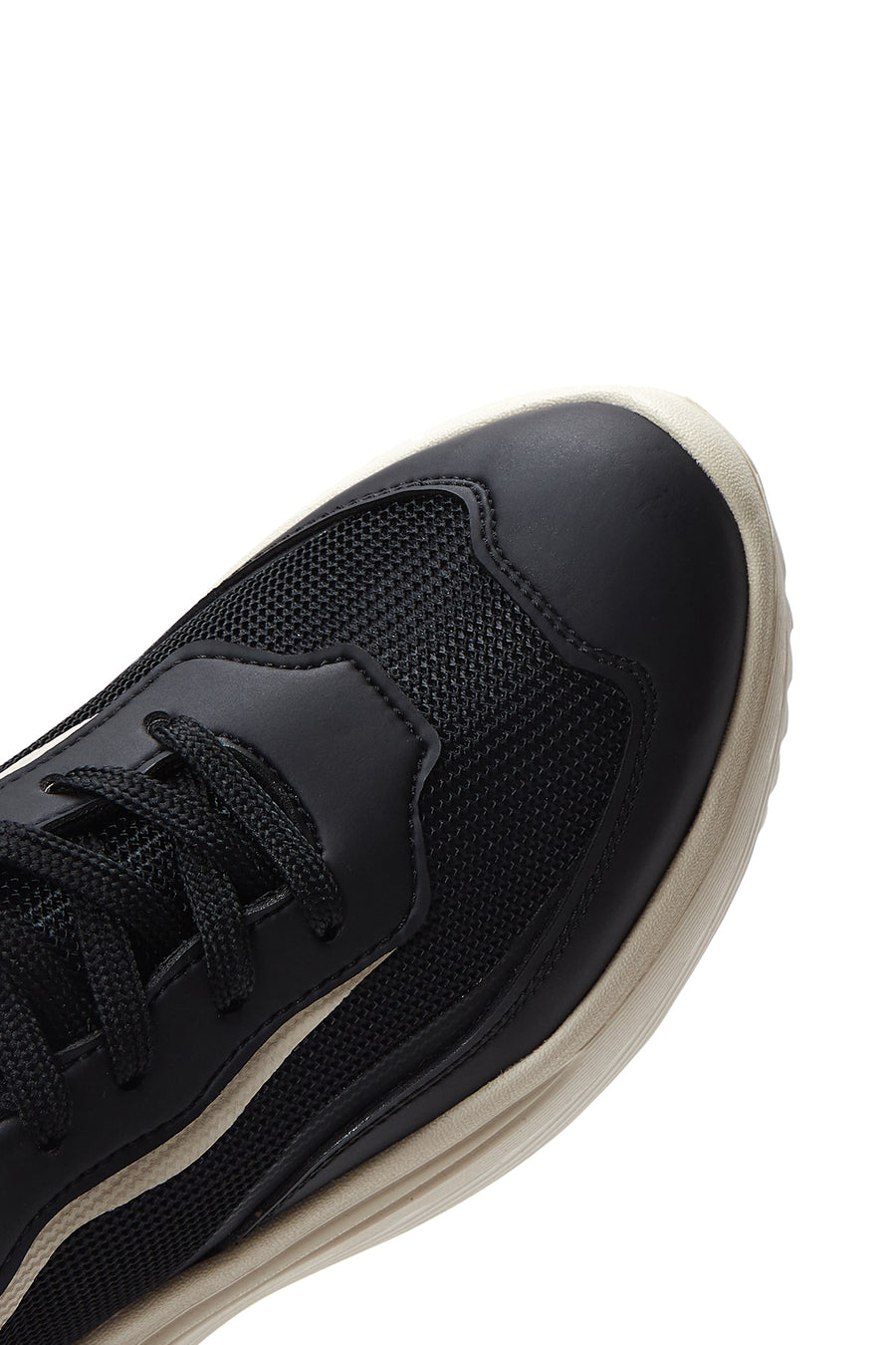 Kadın Siyah Kalın Tabanlı Sneaker