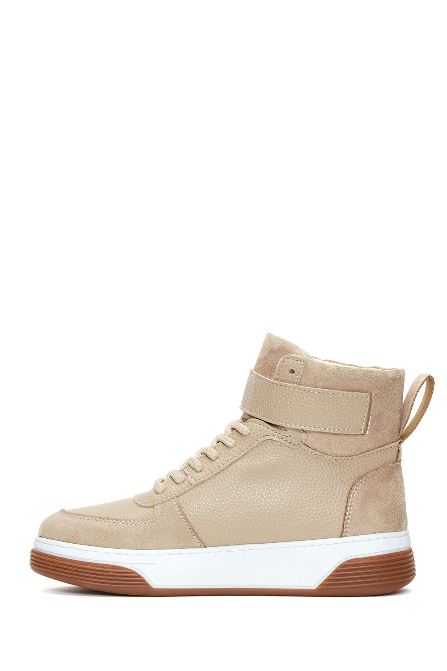 Women's Beige High Top Sneaker