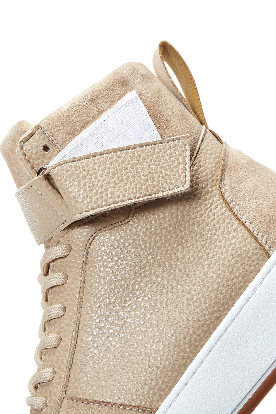 Women's Beige High Top Sneaker