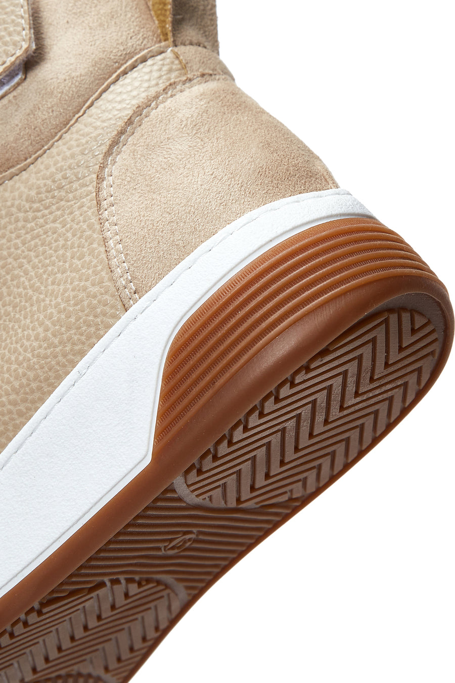 Women's Beige High Top Sneaker