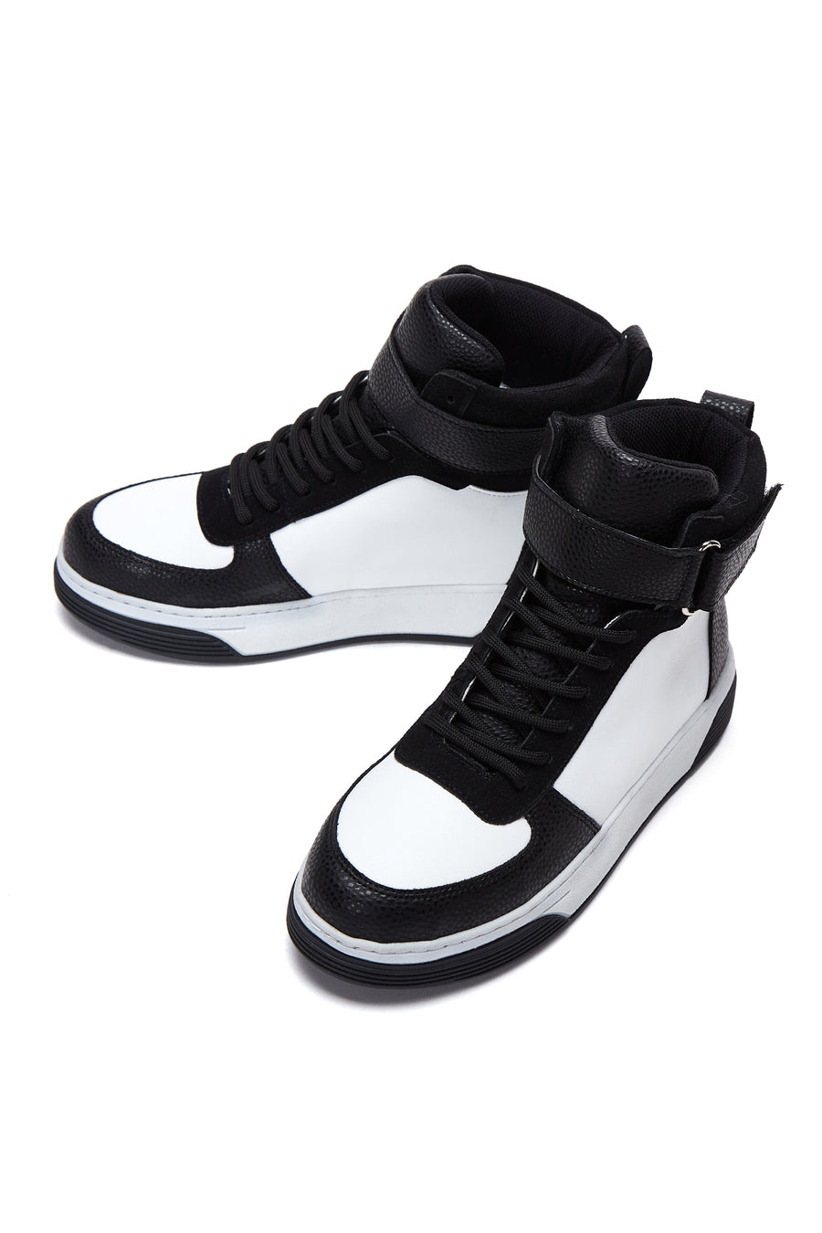 Women's Black White High Top Sneaker