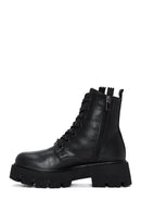 Women's Black Zippered Boots | Derimod