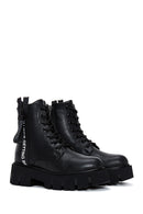 Women's Black Zippered Boots | Derimod