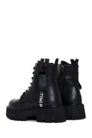 Women's Black Zippered Boots | Derimod