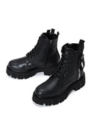 Women's Black Zippered Boots | Derimod