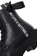 Women's Black Zippered Boots | Derimod
