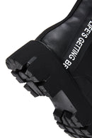Women's Black Zippered Boots | Derimod
