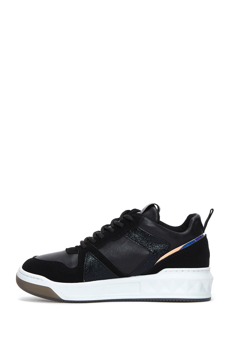 Kadın Siyah Bağcıklı Sneaker