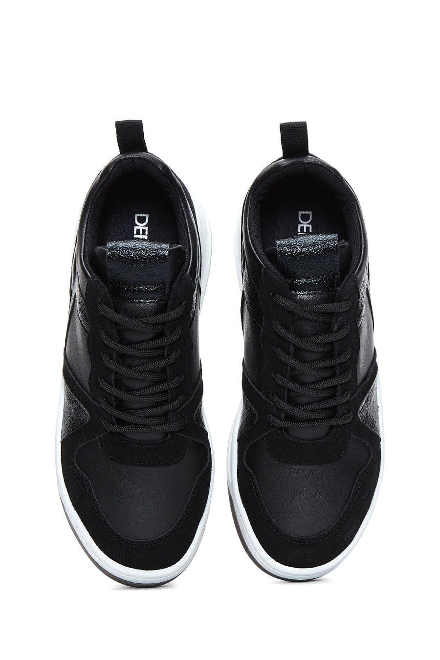 Kadın Siyah Bağcıklı Sneaker