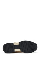 Kadın Bej Kalın Tabanlı Sneaker | Derimod