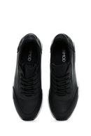 Women's Black Thick Soled Sneaker | Derimod